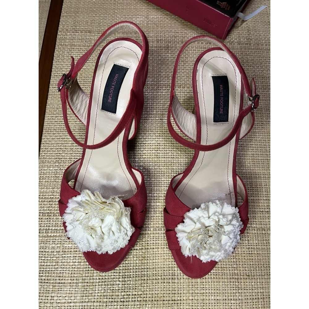 Haute Footure Size 38 Open Toe Heels Sandals